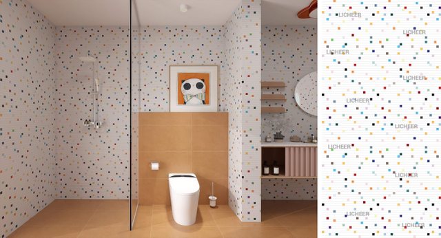 Buntes Konfetti-Muster